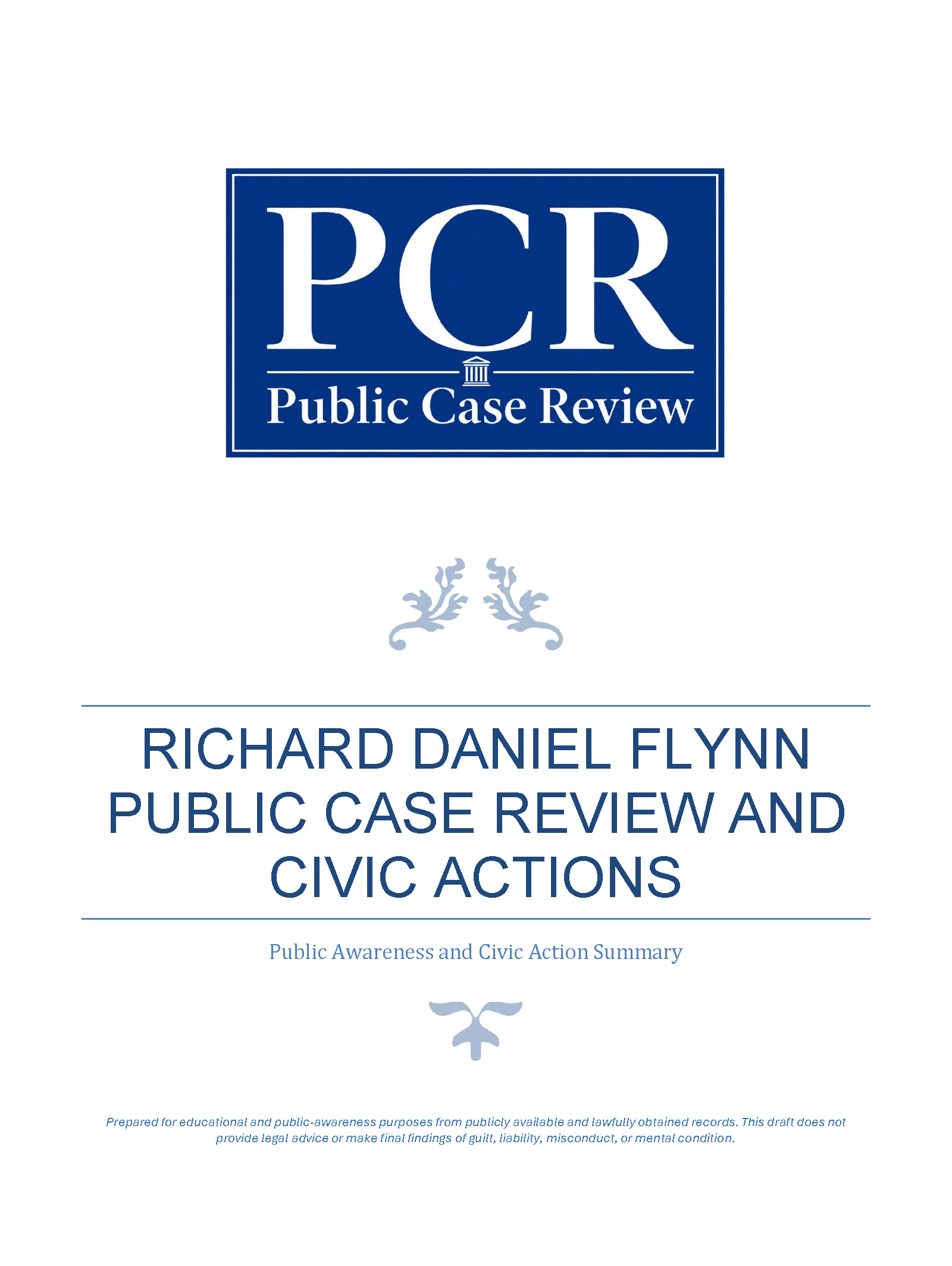 06-30-26 Richard Flynn Public Case Review